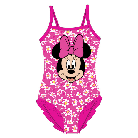 Minnie Mouse - licence Dívčí plavky - Minnie Mouse 5244B591, fialovorůžová Barva: Růžová