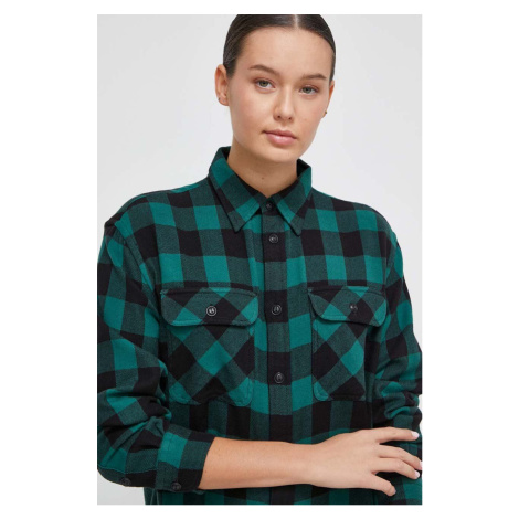 Košile Polo Ralph Lauren zelená barva, regular, s klasickým límcem, 211916023