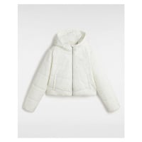 VANS Mte Foundry Crop Puff Hood Jacket Women White, Size