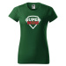DOBRÝ TRIKO Dámské tričko s potiskem Super mom Barva: Apple green