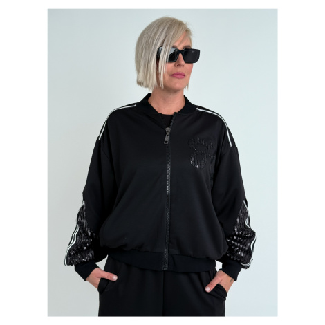 Černý bomber s flitry PANDORA 692