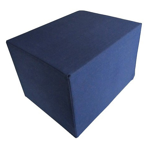 Sundo Polohovací kostka, denim, 35 x 40 x 50 cm, modrá