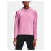 Dámská mikina Under Armour Rival Terry Taped Hoodie Planet Pink