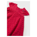 Dětské bavlněné šaty Mayoral červená barva, mini