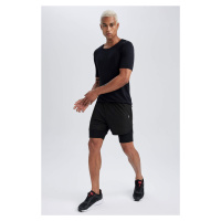 DeFactoFit Slim Fit Prémiové sportovní šortky s legínami