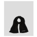 Šála karl lagerfeld k/essential logo scarf černá