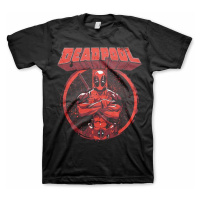 Deadpool tričko, Deadpool Pose Black, pánské