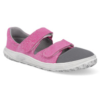 Barefoot dětské sandály Jonap - B21 růžové tisk