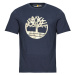 Timberland Camo Tree Logo Short Sleeve Tee Tmavě modrá