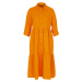Bonprix BPC SELECTION lněné košilové šaty Barva: Žlutá, Mezinárodní