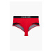 Červený spodní díl plavek High Waist Bikini Calvin Klein Underwear - Dámské