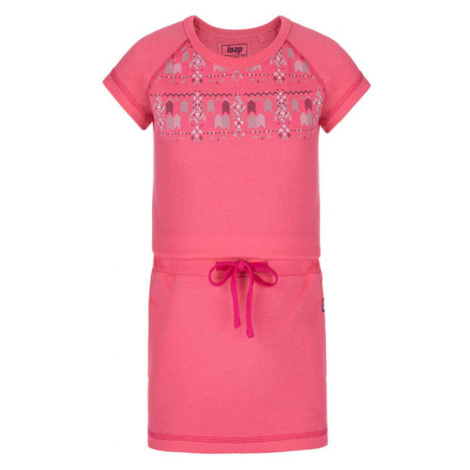 Loap BACYELLA Dívčí šaty, růžová, velikost