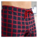 Blancheporte Pyžamové šortky s kostkovaným vzorem nám.modrá/červená