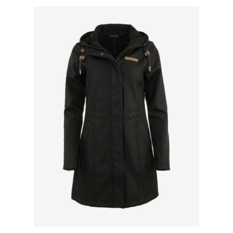 Černý dámský softshellový kabát ALPINE PRO Mefera