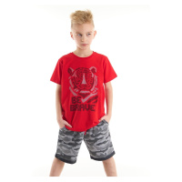 mshb&g Brave Tiger Boy T-Shirt Shorts Set