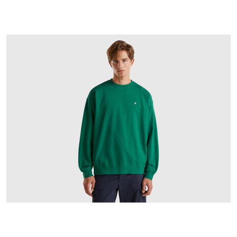 Benetton, Sweatshirt With Logo Patch United Colors of Benetton