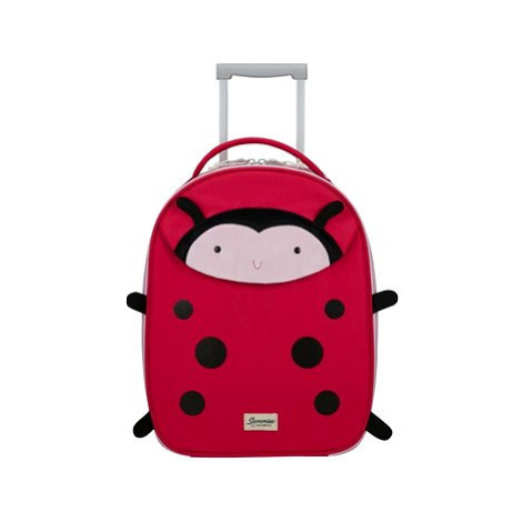 SAMSONITE Dětský kufr Happy Sammies ECO Upright Ladybug Lally vel. S