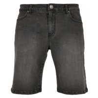 Relaxed Fit Jeans Shorts - real black washed