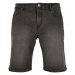 Relaxed Fit Jeans Shorts - real black washed