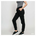 Kalhoty Urban Classics Ladies High Waist Cargo Pants Black
