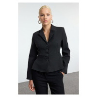 Trendyol Black Fitted Blazer Jacket