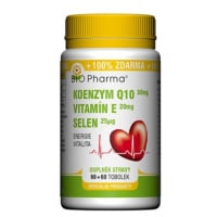 BIO PHARMA Koenzym Q10 30 mg + vitamín E + selen 60+60 tobolek
