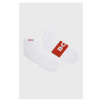 Ponožky BOSS 2-pack pánské, bílá barva, 50467747