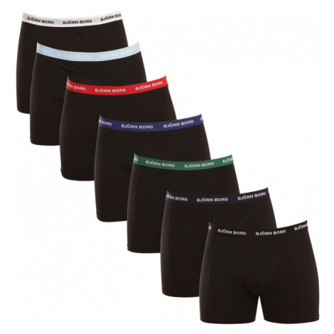 7PACK pánské boxerky Bjorn Borg černé (10000812-MP001)