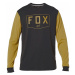 Tričko Fox Shield LS Tech black/yellow