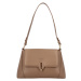 Módní dámská malá koženková crossbody Alison, taupe