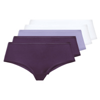 esmara® Dámské kalhotky, 5 kusů (lila fialová / šeříková / bílá)