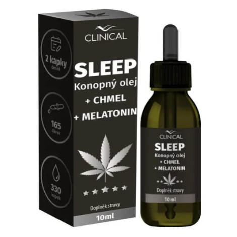 Clinical SLEEP Konopný olej + chmel + melatonin 10 ml
