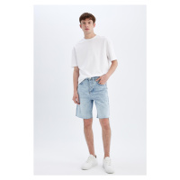 DEFACTO Loose Fit Jean Bermuda Shorts