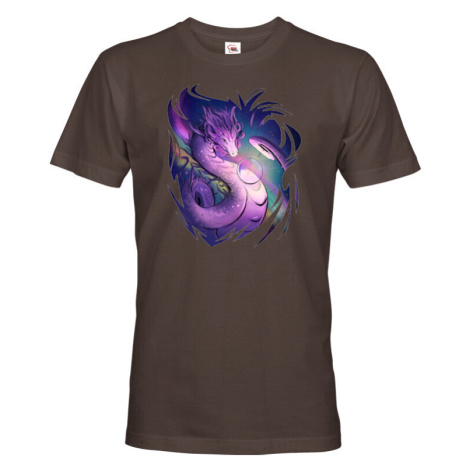 Pánské fantasy tričko s magickým drakem - tričko pro milovníky draků BezvaTriko