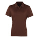 Premier Workwear Dámské polo triko PR616 Brown -ca. Pantone 476
