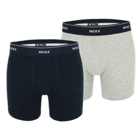 MEXX Pánské boxerky, 2 kusy (tmavě modrá / světle šedá)