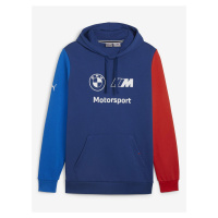 Modrá pánská mikina s kapucí Puma BMW MMS ESS Hoodie FT