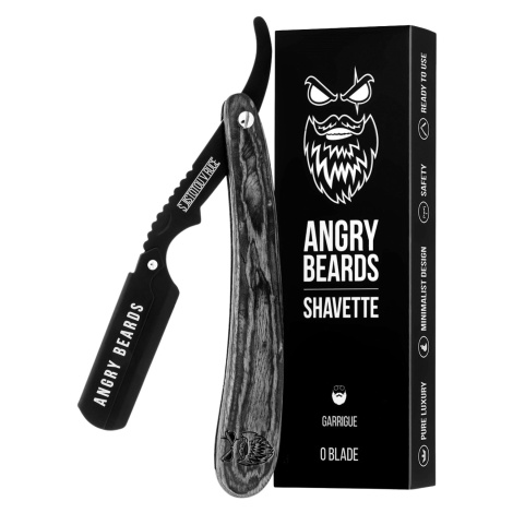 ANGRY BEARDS Shavette Garrigue kůže