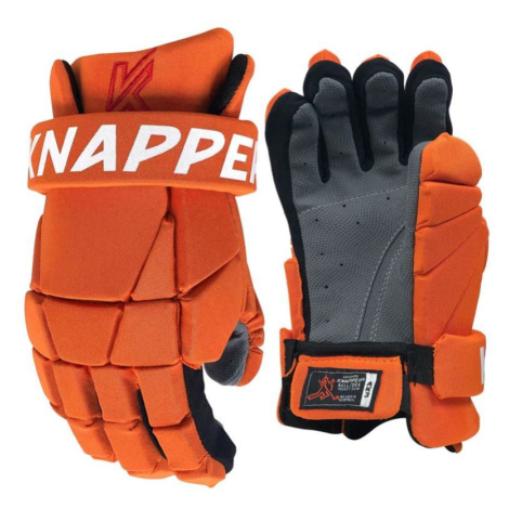 Knapper Hokejbalové rukavice Knapper AK3 JR, oranžová