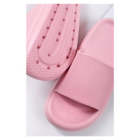 Růžové gumové nízké pantofle Katrina