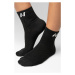 NEBBIA - Ponožky sportovní střední délka UNISEX 130 (black) - NEBBIA