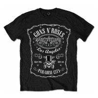 Guns N Roses tričko, Paradise City Label, pánské
