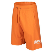 Russell Athletic CIRCLE RAW SHORT Pánské šortky, oranžová, velikost