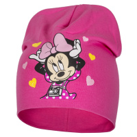 Minnie Mouse - licence Dívčí čepice - Minnie Mouse 386, sytě růžová Barva: Růžová