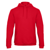 B&C Unisex mikina přes hlavu WUI24 Red