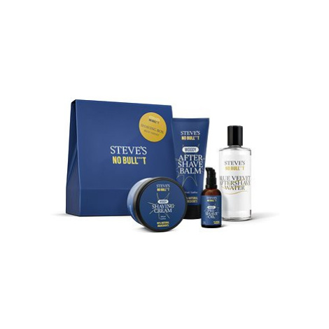 STEVES No Bull***t Shaving Box Blue Velvet 350 ml