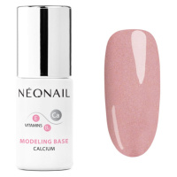 NEONAIL Modeling Base Calcium podkladový lak pro gelové nehty s vápníkem odstín Pink Quartz 7,2 