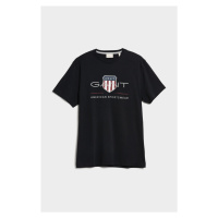 TRIČKO GANT REG ARCHIVE SHIELD SS T-SHIRT BLACK