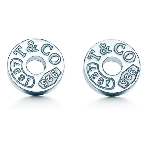 Tiffany & Co. Luxusní stříbrné kruhové náušnice 19710424 + originální balení