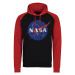 NASA mikina, Insignia Baseball Washed Black Red, pánská